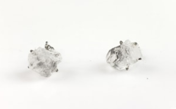 Apophyllite Crystal Stud earrings