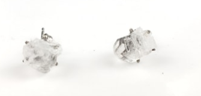 Apophyllite Crystal Stud earrings