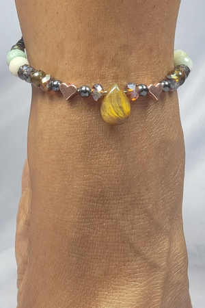 Crystal Healing Anklet~Intentionally Designed