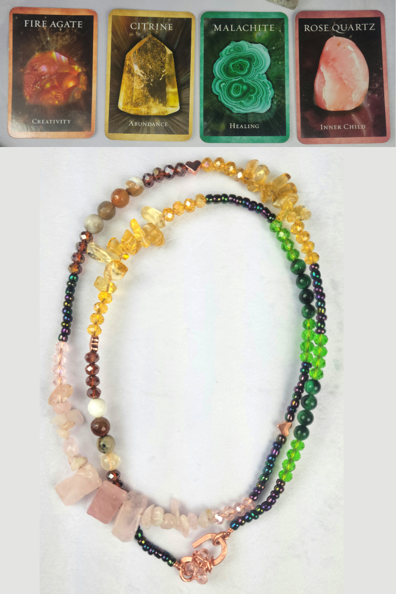 Crystal healing sales waist beads