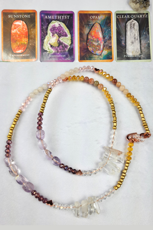 Crystal Healing Waist Beads~ Made With Intentions