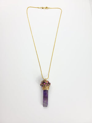 Amethyst Necklace Set