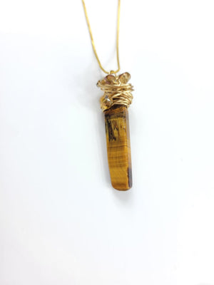 Tiger Eye Necklace Set
