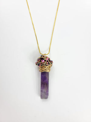 Amethyst Necklace Set