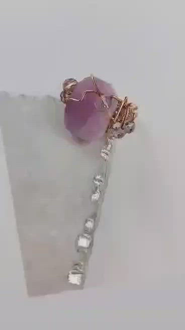 Kunzite Galaxy Ring