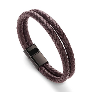 Vi leather bracelet~ one of a kind crystal jewelry